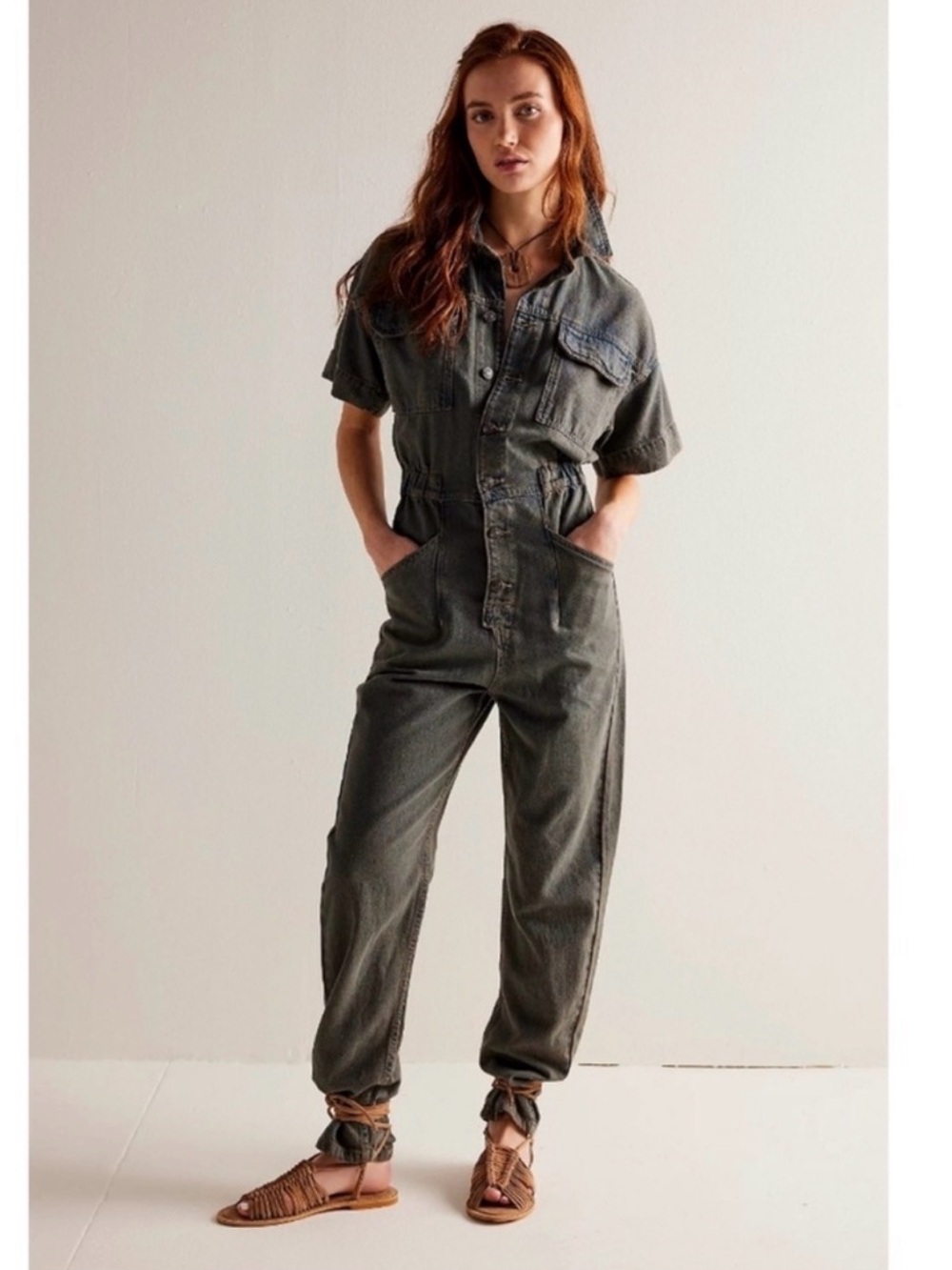 We The Free Utility Denim Jumpsuit - Marci coveralls